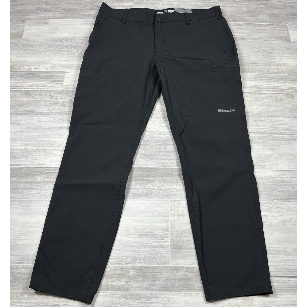Carhartt 105831-N04 Women's 16 Regular LWD Slim Fit Cargo Work Pant Black $90‎